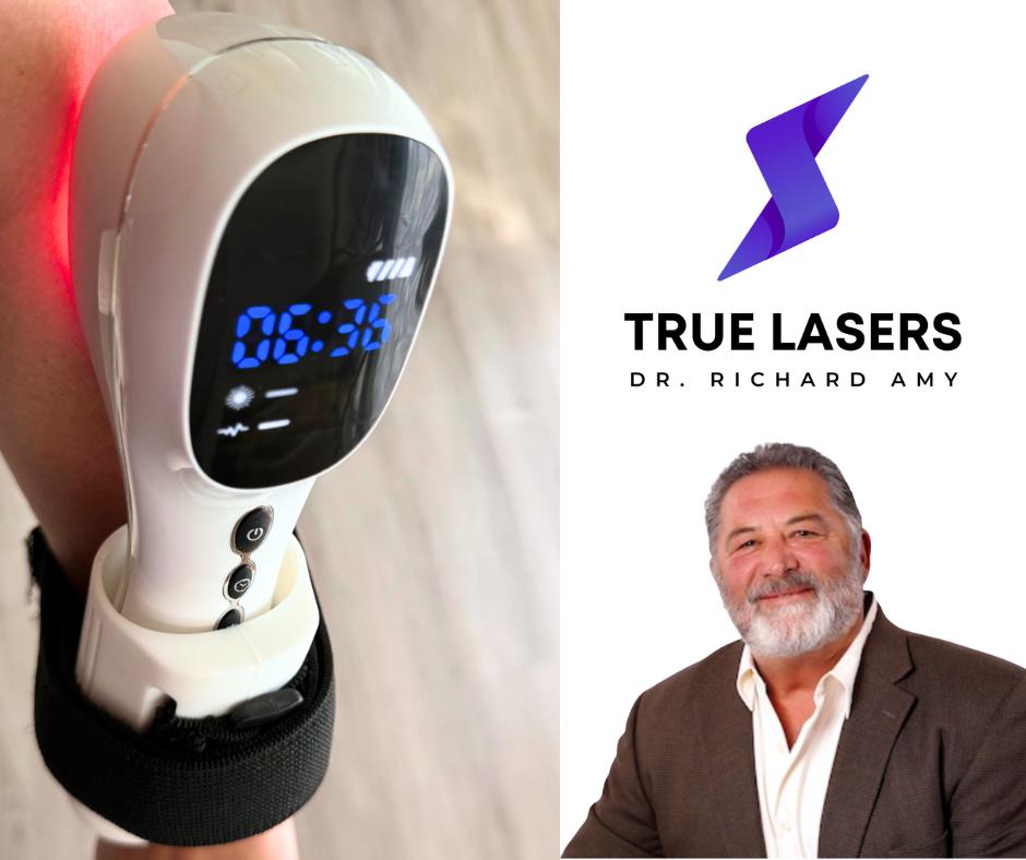True Lasers is the best solution for knee and joint pain True Lasers attach easily to all body parts